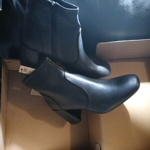 Sleek Black Ankle Booties